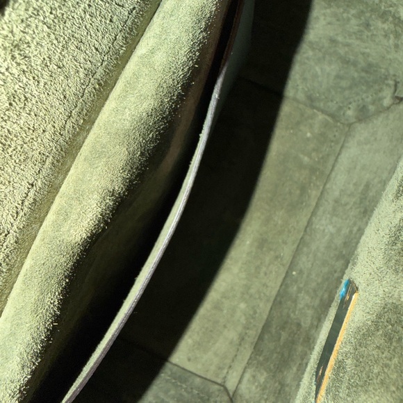 Celine Nano Olive Green Belt Satchel Bag - Picture 3 of 10